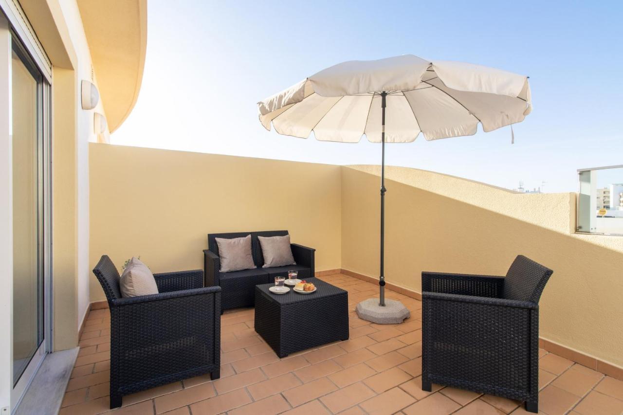 Apartamento Alameda Quarteira Exteriör bild